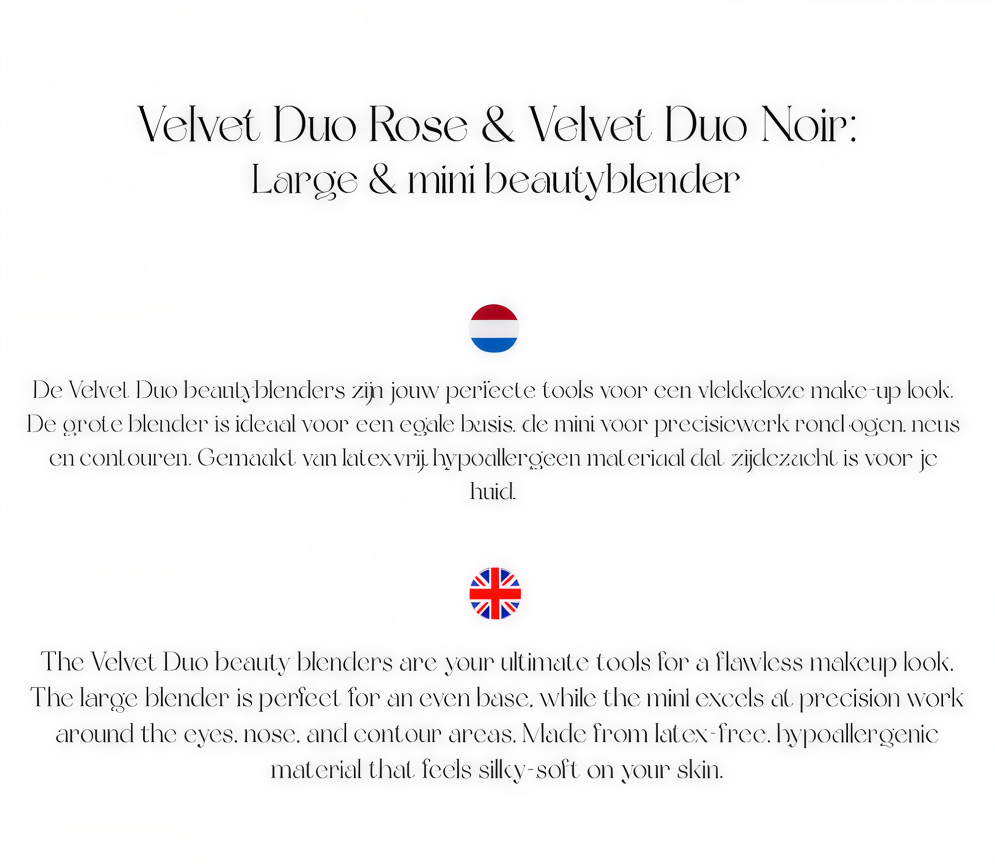 Velvet Duo Noir
